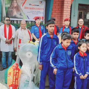 नेपाल ब्रिटेनको सहयोगमा शैक्षिक सामग्री हस्तान्तरण