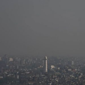 काठमाडौंको वायु प्रदूषण अस्वस्थ तहमा