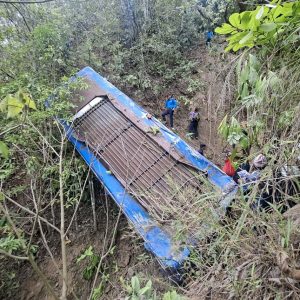 अर्घाखाँचीमा भएको बस दुर्घटनामा मृत्यु हुनेको सङ्ख्या ४ पुग्यो, २७ घाइते