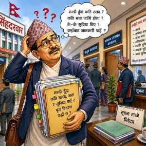सम्पत्ति खोज्दै हिँडेका पूर्वमन्त्रीले पाएको हैरानी !