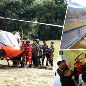 हेलिकोप्टरवाट नेपाल पसेका चिनियाँ ‘टनेल रेस्क्यु टिम’ सोझै उद्धारमा, थप तयारी अवस्थामा