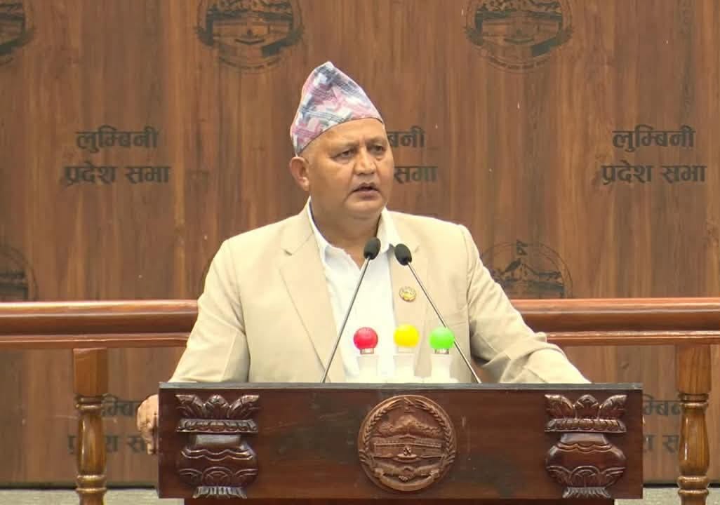 लुम्बिनी प्रदेशका मुख्यमन्त्री आचार्यले पाए विश्वासको मत