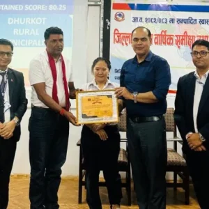 स्वास्थ्य सूचकमा धुर्कोट प्रथम